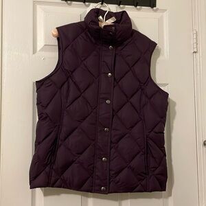 Lands end women’s down vest